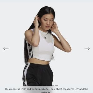 Adidas crop top